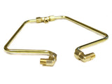 Old-Stf Shovelhead rocker box split oil line - Brass
