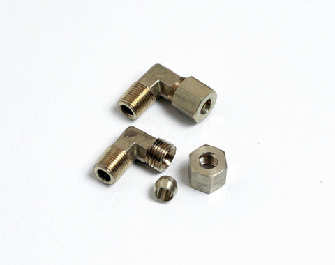 Line replacement fittings - npt 90deg 1/4 tube