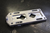Old-Stf Centerline adjustable aluminum transmission plate - Harley big twin 4 speed
