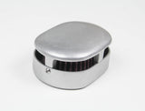 Old-Stf cast aluminum "Mini Ed" air cleaner with K&N filter - Natural Finish