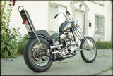 Harley 1948-64 Panhead Squish head pipes  - 3 piece exhaust - Shot Gun