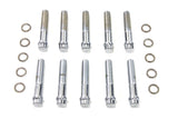 Big Twin Shovelhead & Panhead 12 point cylinder head bolts - Chrome