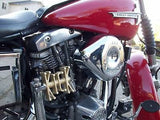 Old-Stf Kick Start Kicker Pedal Harley motorcycle - Brass