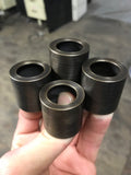 Old-Stf pushrod tube spring collars covers harley big twin or sportster - Black
