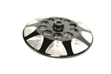 Big twin aluminum clutch pressure plate - Milled - Black