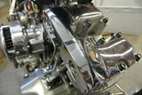 Harley 66-84 shovelhead rocker box valve cover chrome-moly air craft nuts - Black