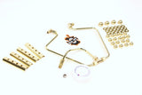 Old-Stf Shovelhead engine hardware - Brass dress up Kit