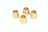 Old-Stf pushrod tube spring collars covers harley big twin or sportster - Brass
