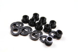 Harley 36-84 4 speed transmission end kicker cover chrome-moly air craft nuts - Black