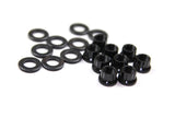 Harley 36-84 4 speed transmission end kicker cover chrome-moly air craft nuts - Black