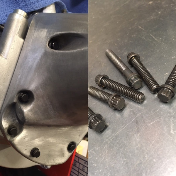 7092 shovelhead BT evo nose cone cam cover hardware kit 12 Point bo