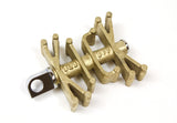 Old-Stf Kick Start Kicker Pedal Harley motorcycle - Brass