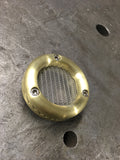 Old-Stf Brass KR Bee Blocker w SS screen - S&S super E & G carburetor velocity stack