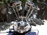 Old-Stf Shovelhead rocker box split oil line - Brass