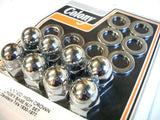 Colony Big Twin 1930-77 Acorn cylinder base nuts - Chrome
